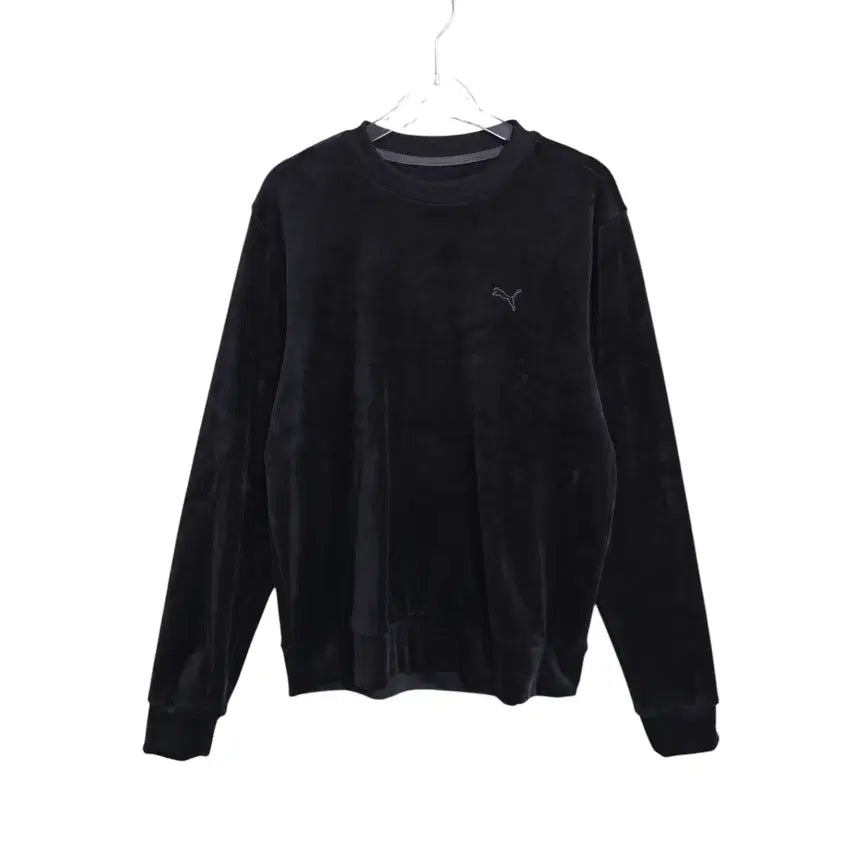 [BUNJANG] Puma Velour Velvet Sweatshirt / 푸마 2025 벨로아 벨벳 맨투맨 티셔츠 남성90-여성95