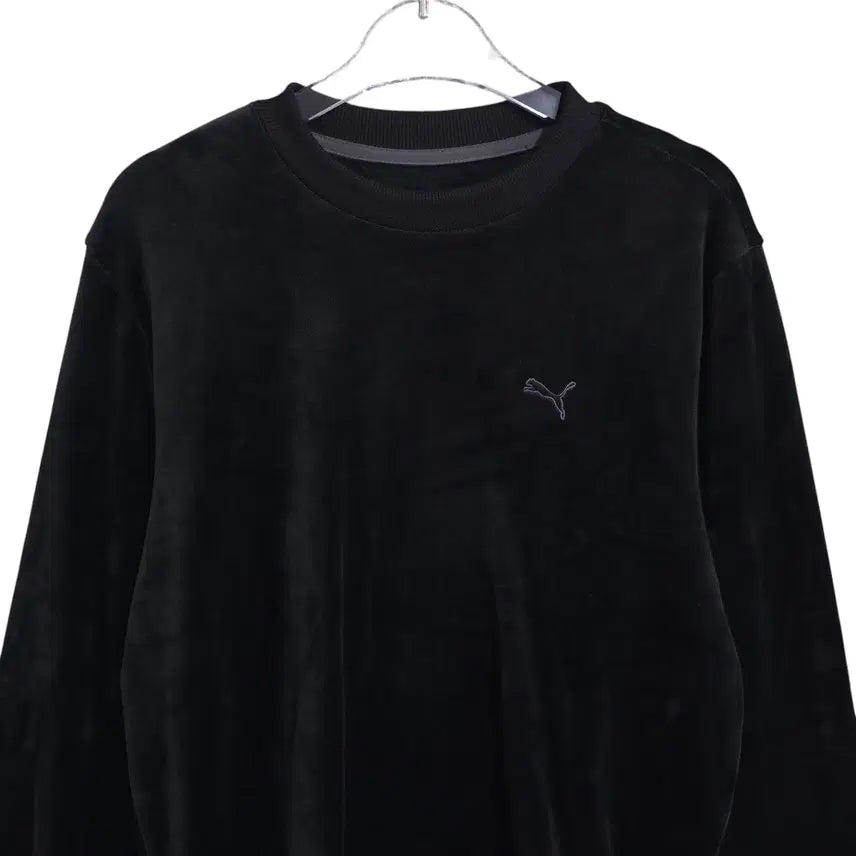 [BUNJANG] Puma Velour Velvet Sweatshirt / 푸마 2025 벨로아 벨벳 맨투맨 티셔츠 남성90-여성95