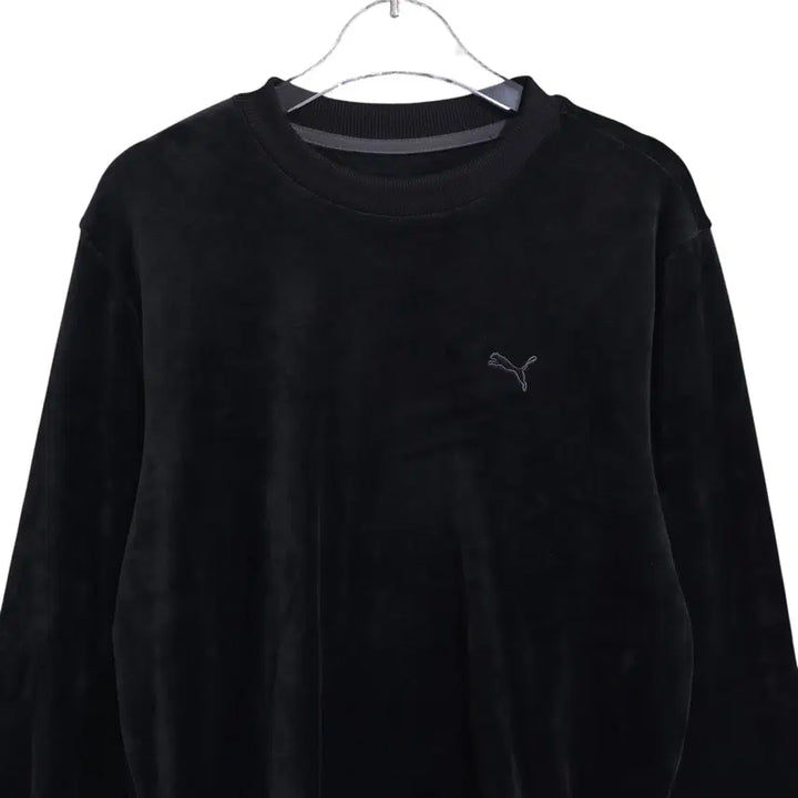 [BUNJANG] Puma Velour Velvet Sweatshirt / 푸마 2025 벨로아 벨벳 맨투맨 티셔츠 남성90-여성95