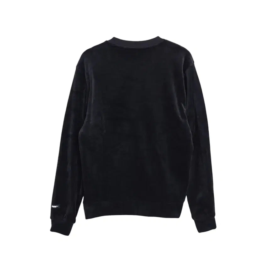 [BUNJANG] Puma Velour Velvet Sweatshirt / 푸마 2025 벨로아 벨벳 맨투맨 티셔츠 남성90-여성95