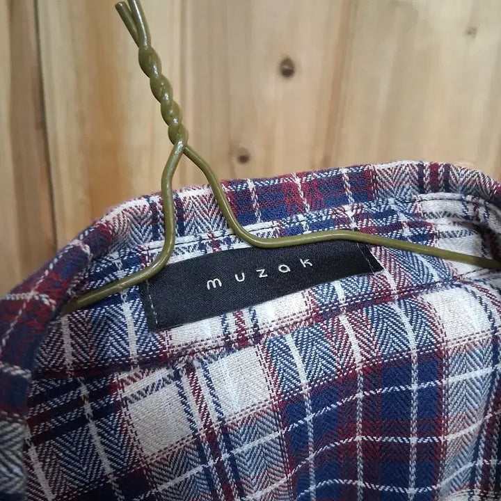 [BUNJANG] Muzak Check Long Shirt Dress / 무자크 체크 롱 셔츠 원피스(프리)
