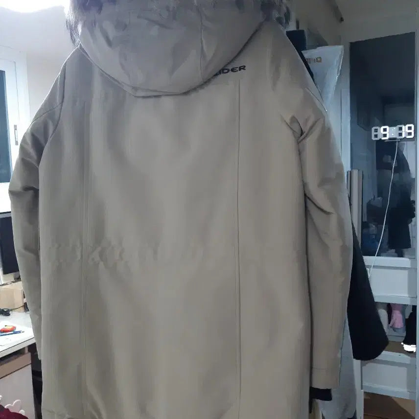 [BUNJANG] Eider Duck Down Safari Casual Jacket Beige S / 아이더 패딩 덕다운 판매 사파리 캐주얼 자켓 베이지s 아웃도어 여성 공용