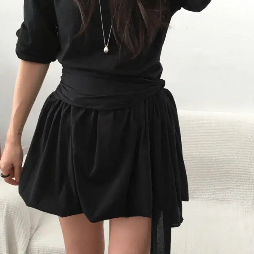 [BUNJANG] Oberall Fever One-Piece Dress (Black) / 오베럴 피버원피스(블랙)