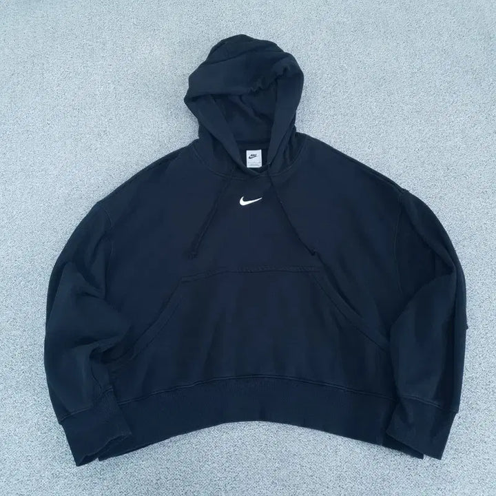 [SOLD OUT] XL 나이키 크롭 후드티 오버핏 | B