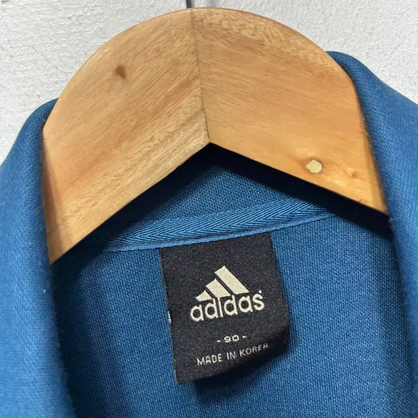 [BUNJANG] Adidas Tri-Stripe Jersey Blue/Lime (S) / 아디다스 삼선 져지 블루/라임 S
