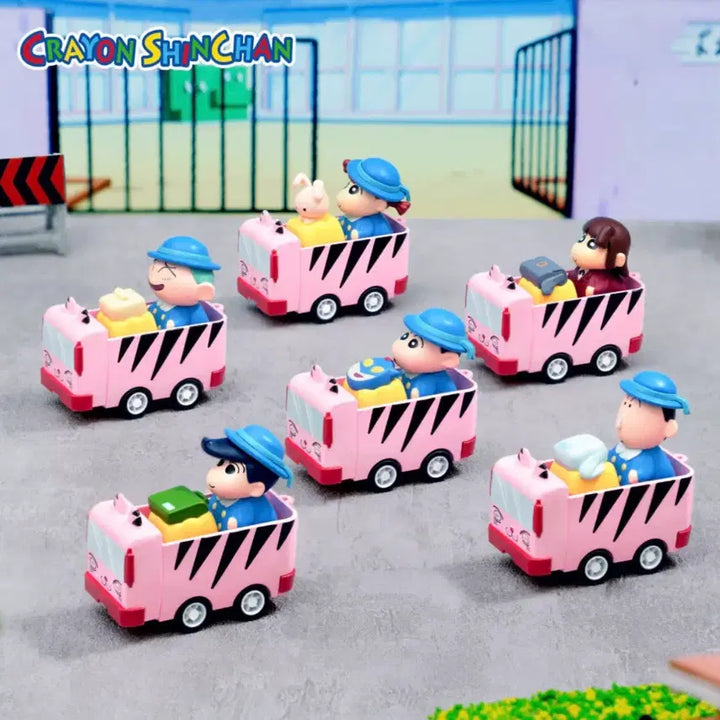 [BUNJANG] Crayon Shin-chan Kindergarten Bus Figure Keyring / 짱구 키캡 떡잎 유치원 버스 피규어 키링