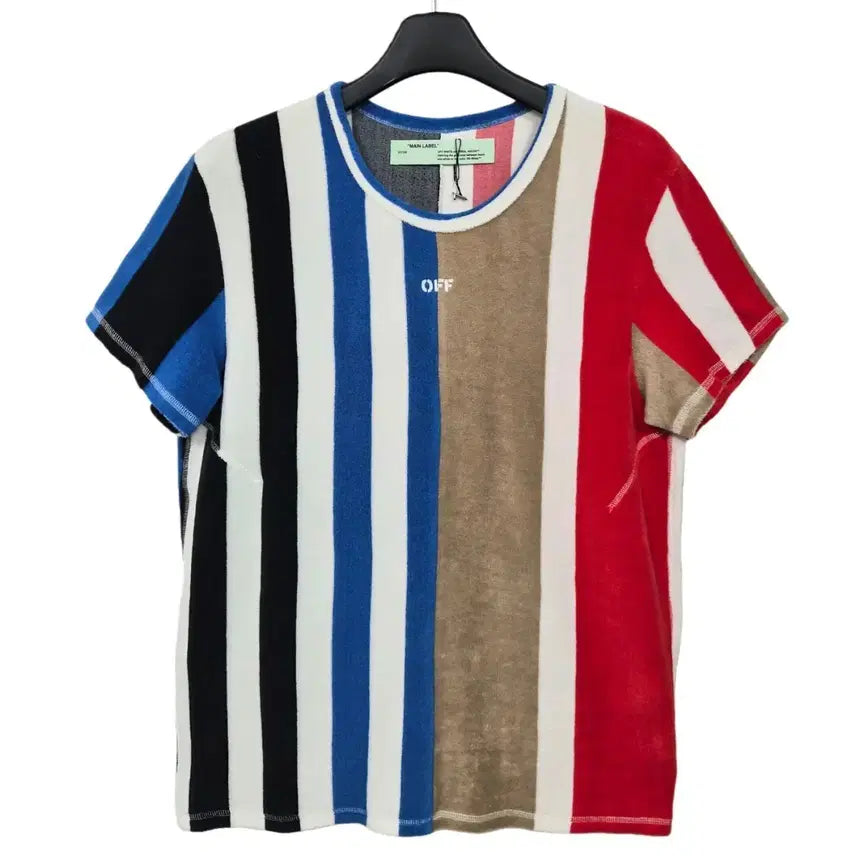 [BUNJANG] Off-White Terry Stripe T-Shirt / 