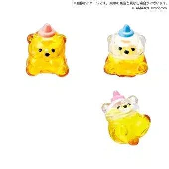 [BUNJANG] Honey Pot Baby Bear Sofubi Mini Figure Set / 꿀통 아기 곰 소프비 미니 피규어 가챠 3종 일괄