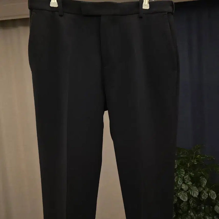 [BUNJANG] Legacy Standard Fit Banding Slacks (Black, Size 32) / 레가시 / 올시즌 스탠다드 핏 밴딩 슬랙스 / 32