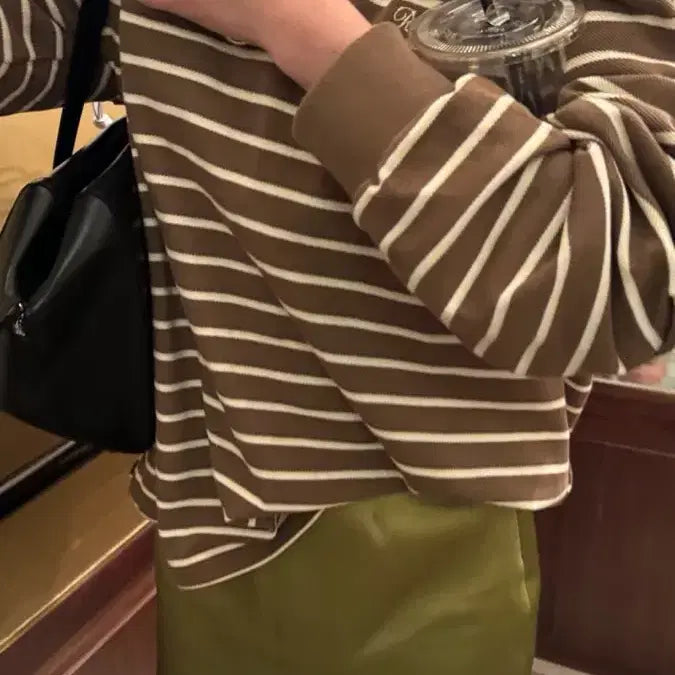 [BUNJANG] Ribbonbit Olive Mini Skirt / 리본빛 올리브 미니스커트