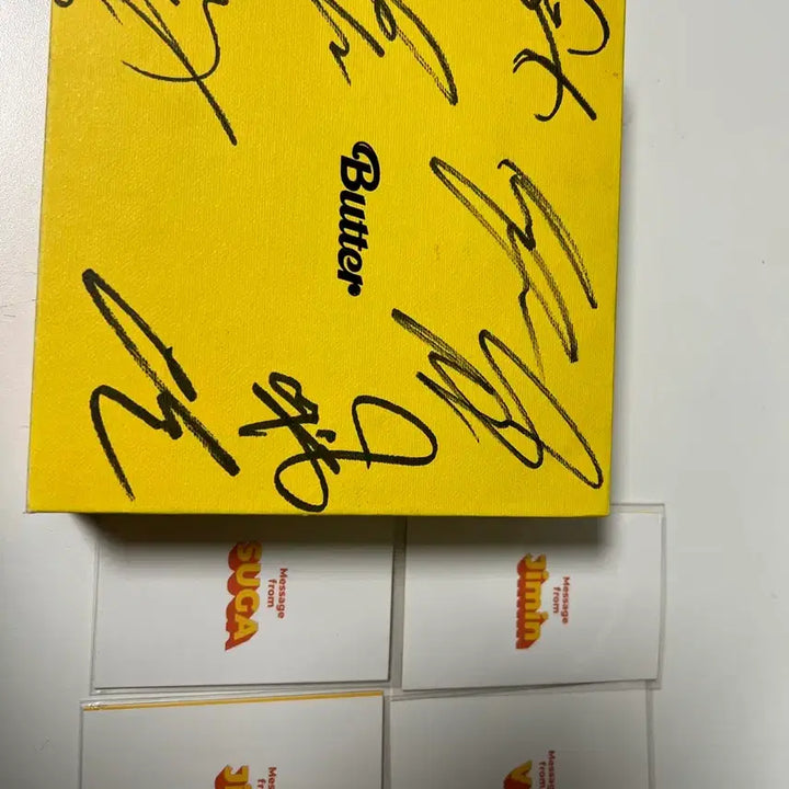 [BUNJANG] BTS Butter Signed Album + Message Card / 방탄소년단 Butter 친필 사인 앨범 + 메시지 카드