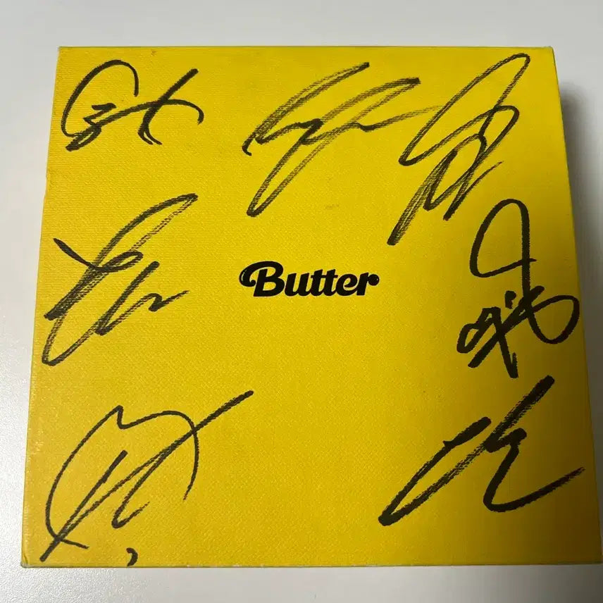 [BUNJANG] BTS Butter Signed Album + Message Card / 방탄소년단 Butter 친필 사인 앨범 + 메시지 카드