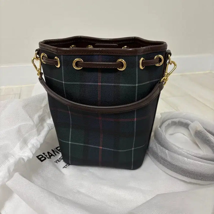 [BUNJANG] Beanpole Core Check Bag / 빈폴 코어 체크백(그린 색상)