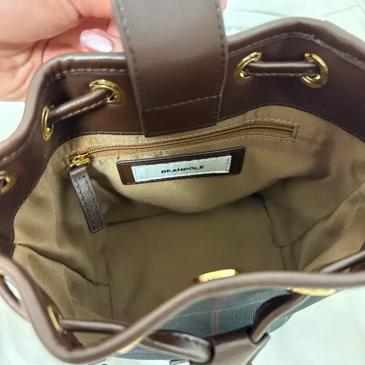 [BUNJANG] Beanpole Core Check Bag / 빈폴 코어 체크백(그린 색상)