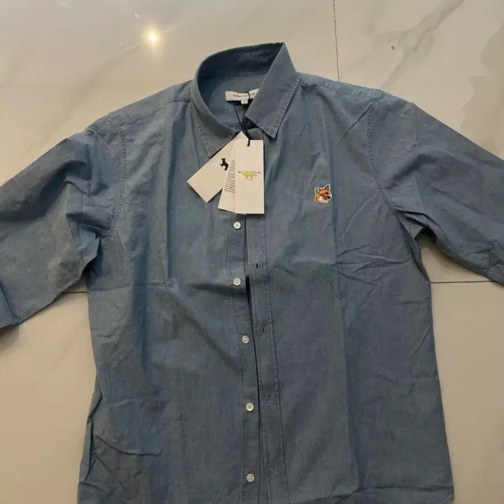 [BUNJANG] Maison Kitsuné Fox Head Shirt / 메종키츠네 폭스헤드 셔츠