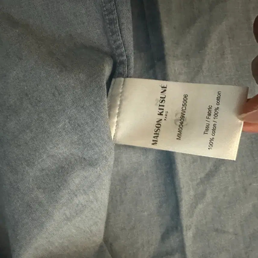 [BUNJANG] Maison Kitsuné Fox Head Shirt / 메종키츠네 폭스헤드 셔츠