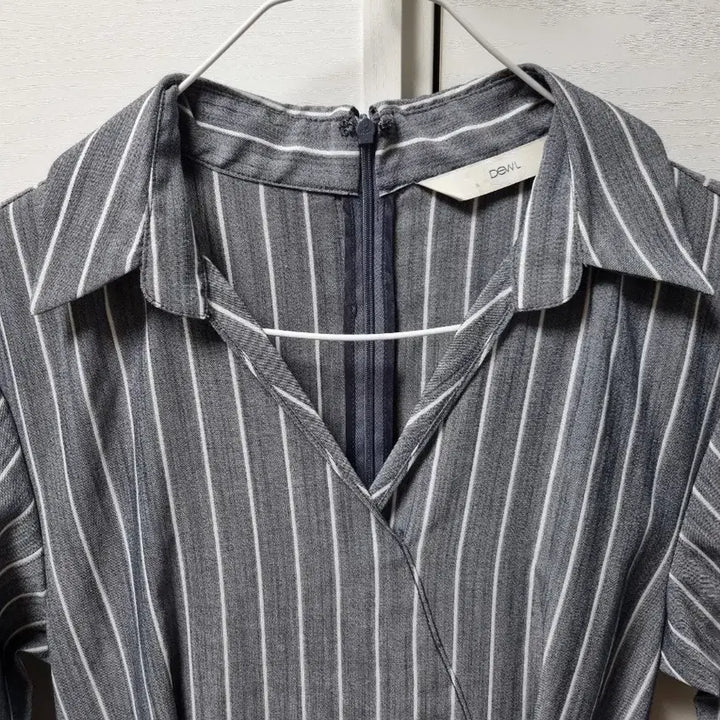 [BUNJANG] DEWL Stripe Shirt Dress / DEWL 스트라이프 셔츠 원피스 55