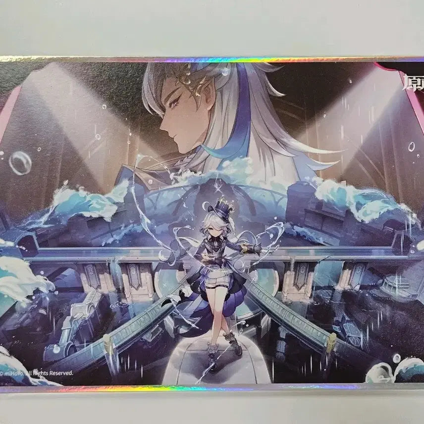 [BUNJANG] Genshin Impact Furina Official Shikishi / 원신 푸리나 공식 색지