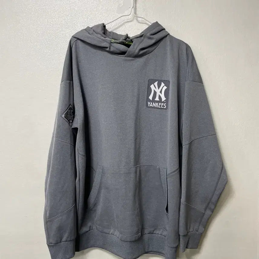 [BUNJANG] Vintage MLB New York Yankees Hoodie Grey / 빈티지구 MLB 뉴욕 양키스 후드티 그레이