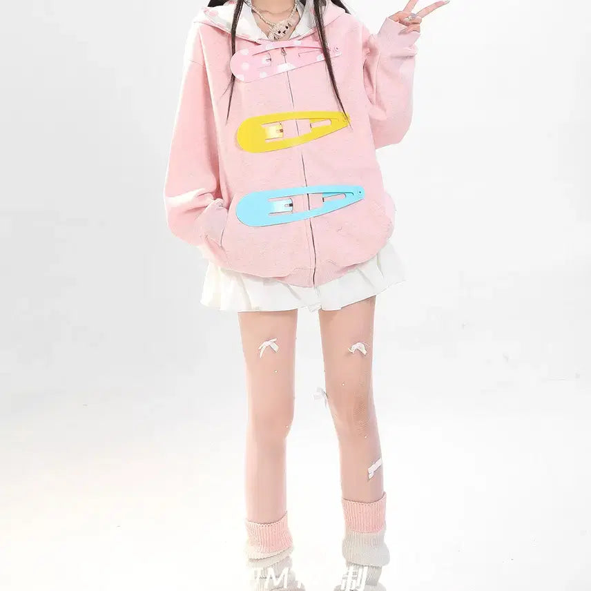 [BUNJANG] MJMT Subculture Pin Hoodie Jacket / MJMT 서브컬쳐 핀 모양 후드집업 재킷