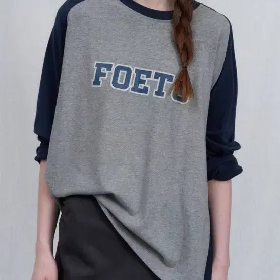 [SOLD OUT] [택o]포에토 SAME POINT REGLAN TEE - GREY