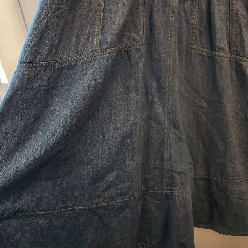 [BUNJANG] Olive Des Olive Denim Maxi Dress S / 올리브데올리브 데님 맥시원피스 S