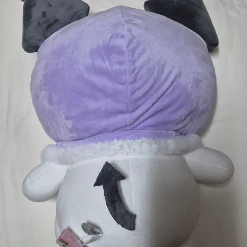 [BUNJANG] Kuromi Purple Cape Hooded Plush Doll / 쿠로미 인형 퍼플 망토 후드 봉제인형(새상품)