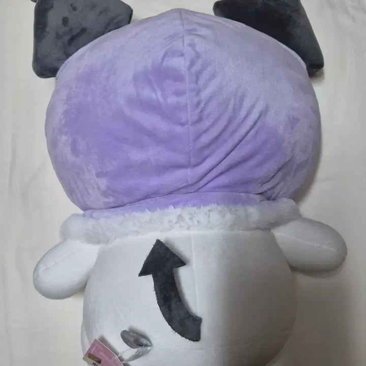 [BUNJANG] Kuromi Purple Cape Hooded Plush Doll / 쿠로미 인형 퍼플 망토 후드 봉제인형(새상품)
