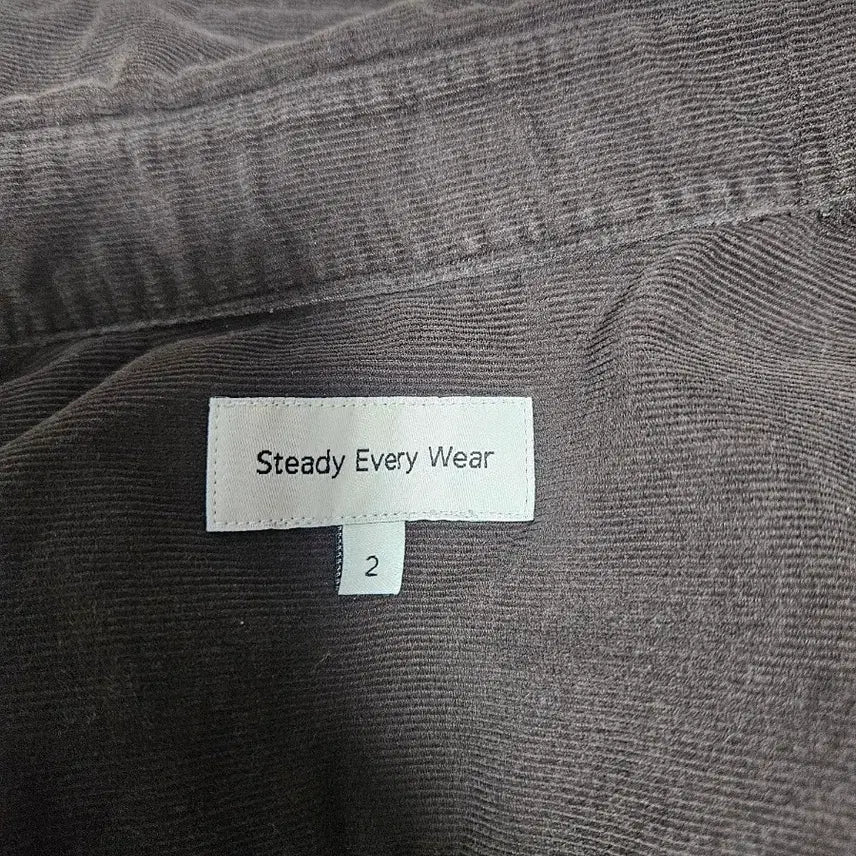 [BUNJANG] Steady&amp;Everywhere Relaxed Corduroy Shirt Dark Brown / 스테디에브리웨어 릴렉스드 코듀로이 셔츠 다크브라운