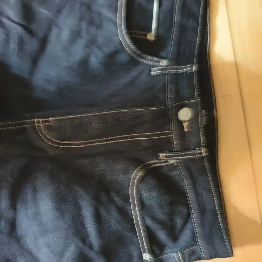 [BUNJANG] Used Semi-Wide Fit Denim Pants - 34 Inch / 중고 a급 정도 세미와이드정도  34인치 확실하게 상태좋은 옷