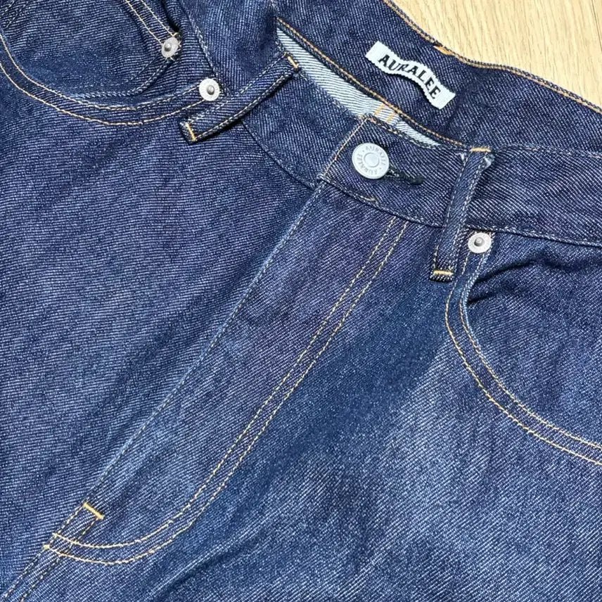 [BUNJANG] Auralee Hard Twist 5P Straight Jeans / 오라리 하드트위스트 5p 스트레이트 32 사이즈