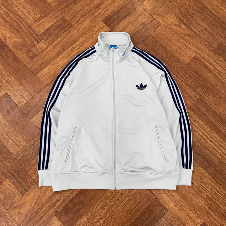 [BUNJANG] Adidas Firebird Track Top Jacket / 115~120 아디다스 해외판 네이비/밝은그레이 파이어버드  트랙탑 져지