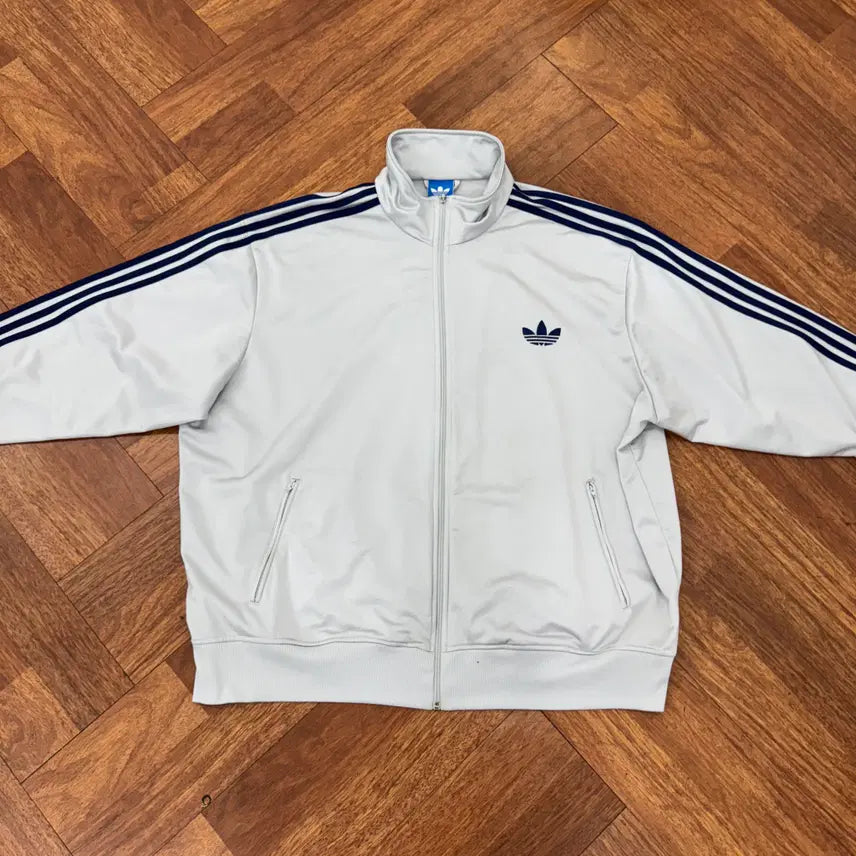 [BUNJANG] Adidas Firebird Track Top Jacket / 115~120 아디다스 해외판 네이비/밝은그레이 파이어버드  트랙탑 져지