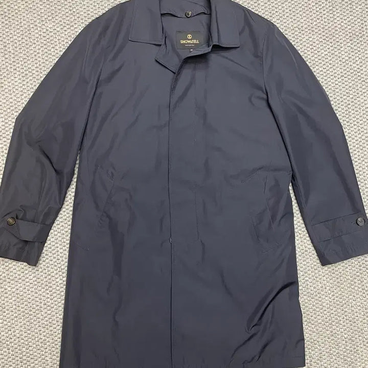 [BUNJANG] ShowNTell Balmacaan Coat Navy / (48) 쇼앤텔 발마칸 코트 네이비