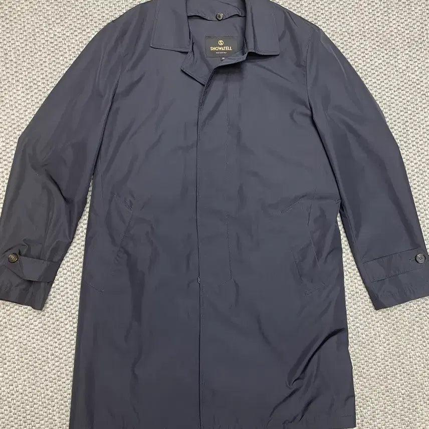 [BUNJANG] ShowNTell Balmacaan Coat Navy / (48) 쇼앤텔 발마칸 코트 네이비