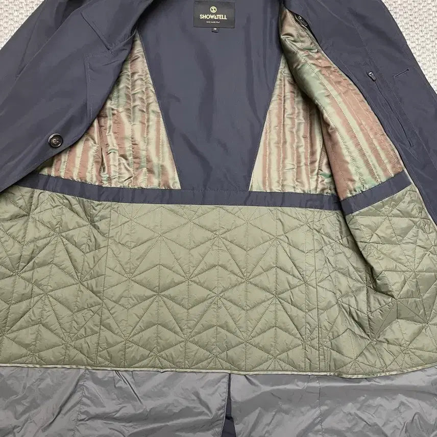 [BUNJANG] ShowNTell Balmacaan Coat Navy / (48) 쇼앤텔 발마칸 코트 네이비