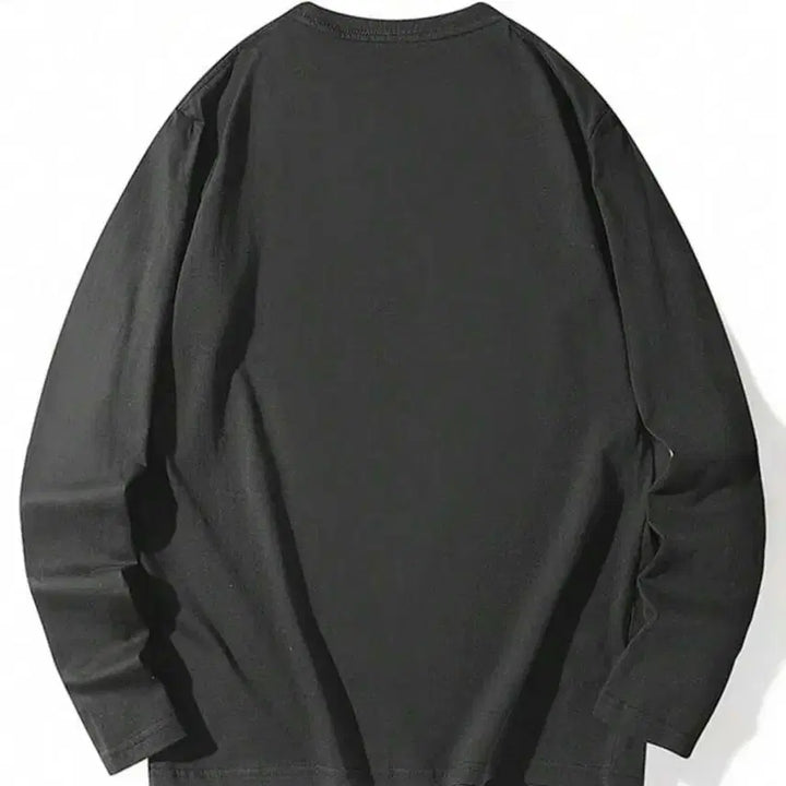 [BUNJANG] Vintage Printed Long Sleeve T-Shirt / [새제품/남녀공용] 빈티지 프린팅 롱슬리브 티셔츠