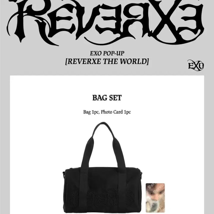 [BUNJANG] EXO D.O REVERXE Bag Set / EXO REVERXE BAG SET 엑소 리버스 가방 백 세트
