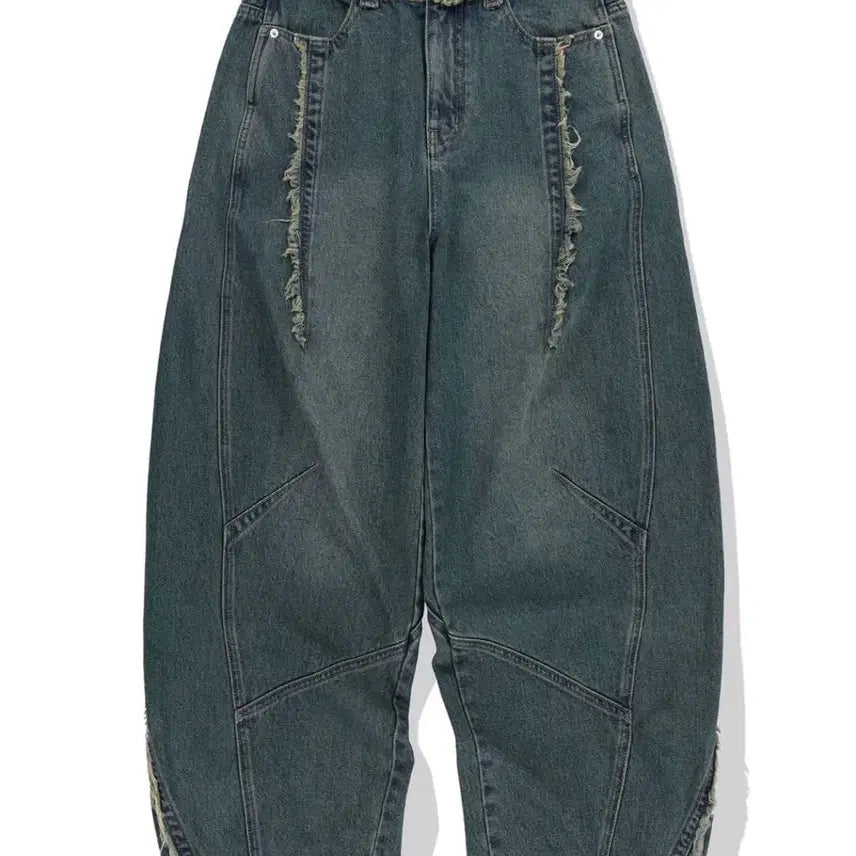 [BUNJANG] Not4nerd Washed Baggy Denim Jeans / 낫포너드 워싱 배기 데님