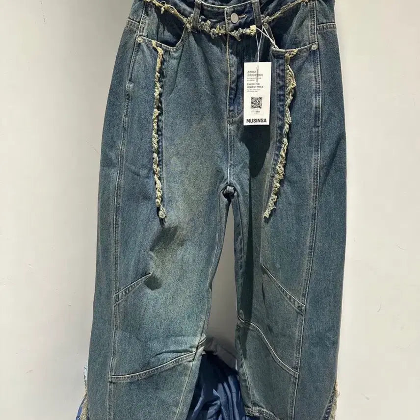 [BUNJANG] Not4nerd Washed Baggy Denim Jeans / 낫포너드 워싱 배기 데님
