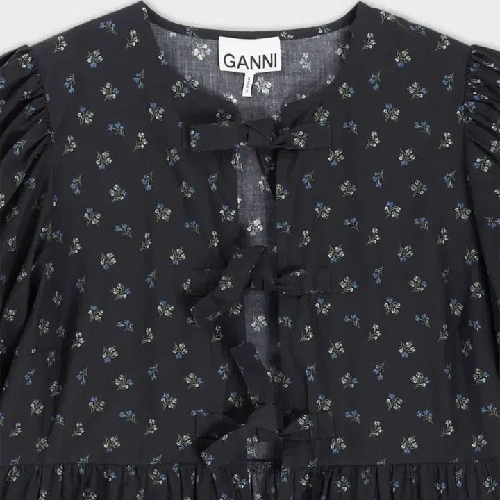 [BUNJANG] Ganni Yoon Eun-hye Ribbon Blouse / 가니 ganni 리본 블라우스 윤은혜 블라우스