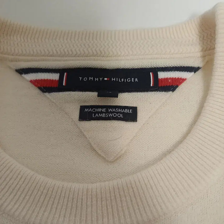 [BUNJANG] Tommy Hilfiger Machine Washable Lambswool Knit Sweater / 타미힐피거 19AW 머신워셔블 램스울 니트 [표기XL - 실측 L]