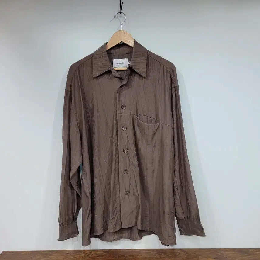 [BUNJANG] VIVASTUDIO Rayon Blend Shirt / 비바스튜디오 레이온 혼방 셔츠
