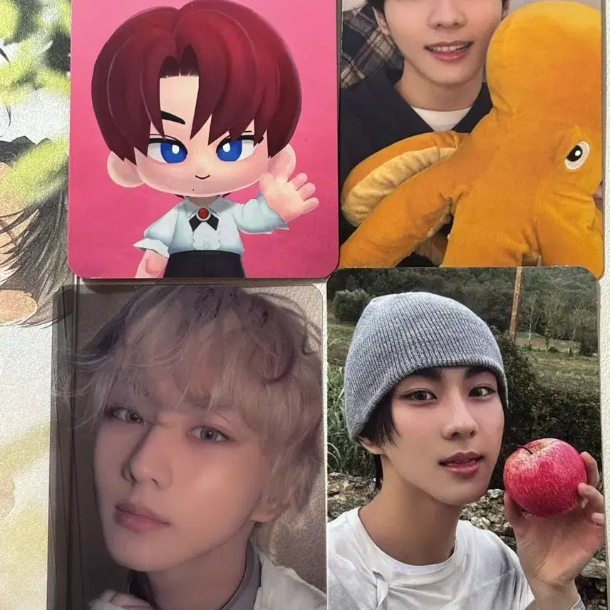 [BUNJANG] ENHYPEN Jungwon Photocard, Ttibuseal, Birthday Cafe POB Bundle Set / 엔하이픈 정원 포토카드 포카 띠부씰 생일카페 생카 엽서 특전