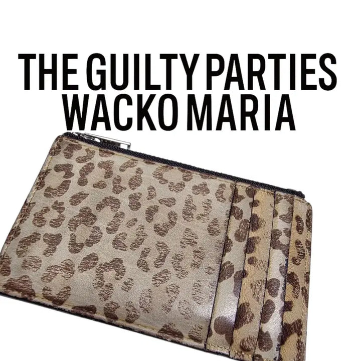 [BUNJANG] Wacko Maria Porter Leopard Wallet / [OS] WACKOMARIA 와코마리아 포터 지갑