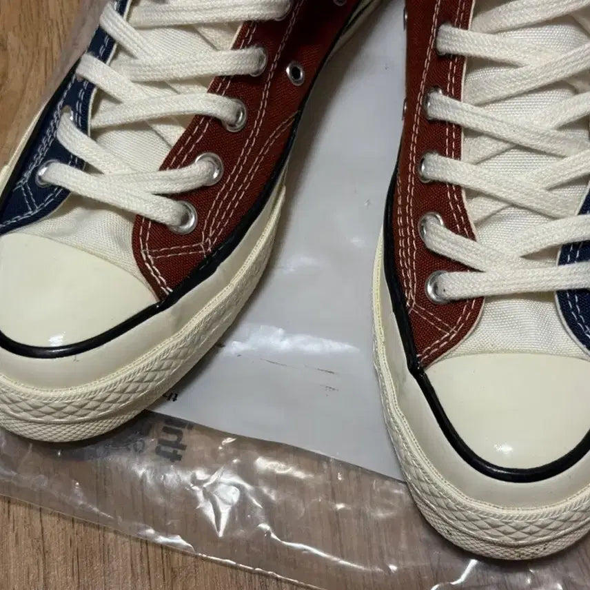 [BUNJANG] Converse Chuck 70 High Midnight Navy/Brown Sneakers / 컨버스 척 70 하이 미드나잇 네이비 / 브라운