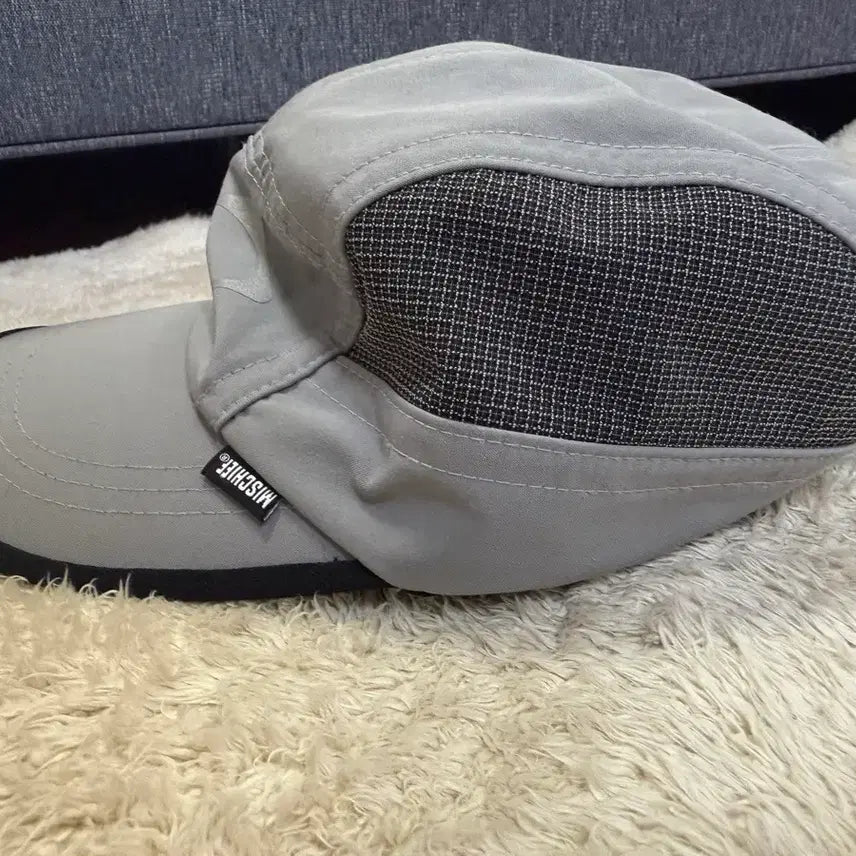 [BUNJANG] Mischief Rhombus Running Cap / 미스치프 롬버스 러닝 캡 카키 그레이
