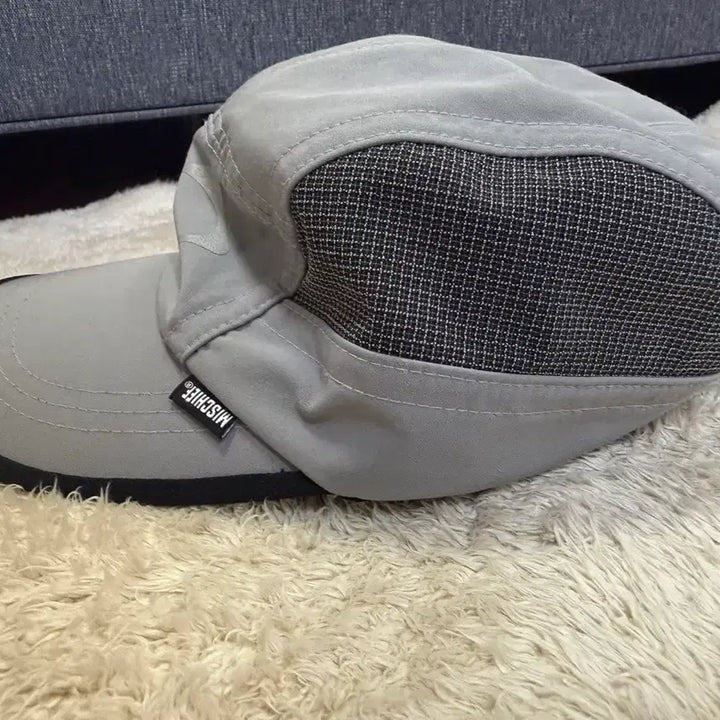 [BUNJANG] Mischief Rhombus Running Cap / 미스치프 롬버스 러닝 캡 카키 그레이