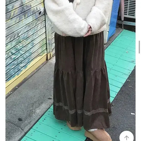 [BUNJANG] Mini Foe Dave Cardigan &amp; Tofu Lace Skirt Set / (상하의 일괄 판매) 미니포에 데이브 가디건 + 토푸 레이스 스커트