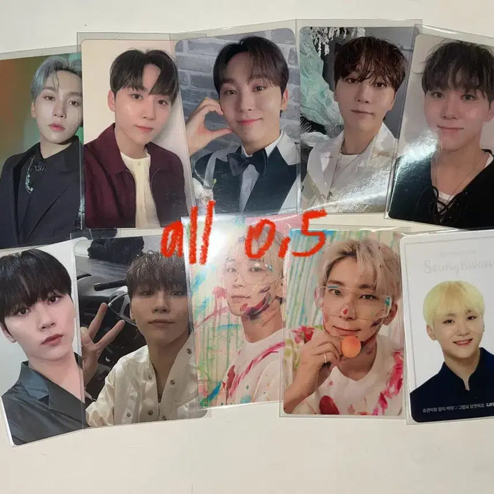 [BUNJANG] SEVENTEEN Seungkwan Wonwoo Photocard Bundle Set / 세븐틴 승관 원우 포토카드 포카 일괄